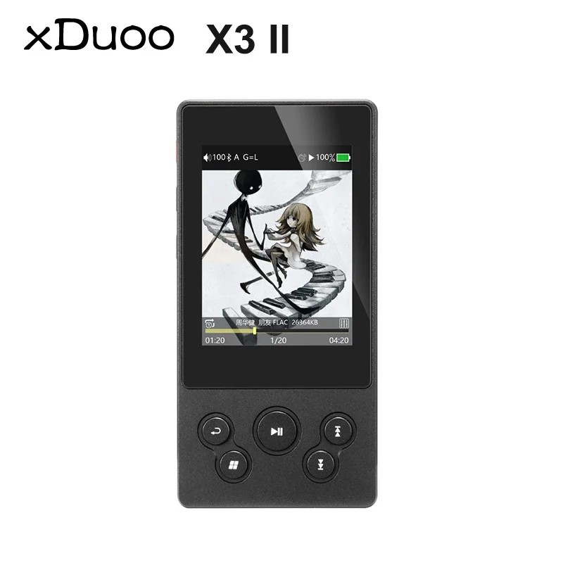 XDUOO X3II X3 II AK4490 USB DAC Bluetooth портативный HD музыкальный плеер без потерь MP3/WAV/ FLAC DSD128 Hiby