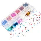 Блестящие хлопья для гель-лака, 4 мм