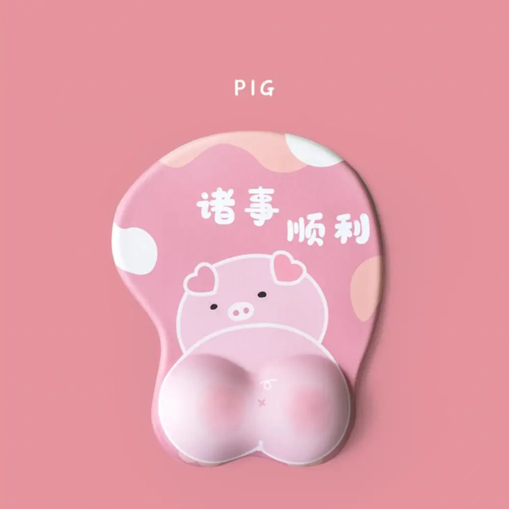 

Practical Cute Mouse Pad Skid Resistance Memory Foam Comfort Wrist Rest Support Mice Pad Mousepad