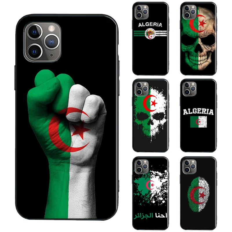 Чехол из ТПУ с флагом Алжира для iPhone 11 12 Pro Max mini XR X XS 6S 7 8 Plus SE 2020 чехол|Бамперы| |