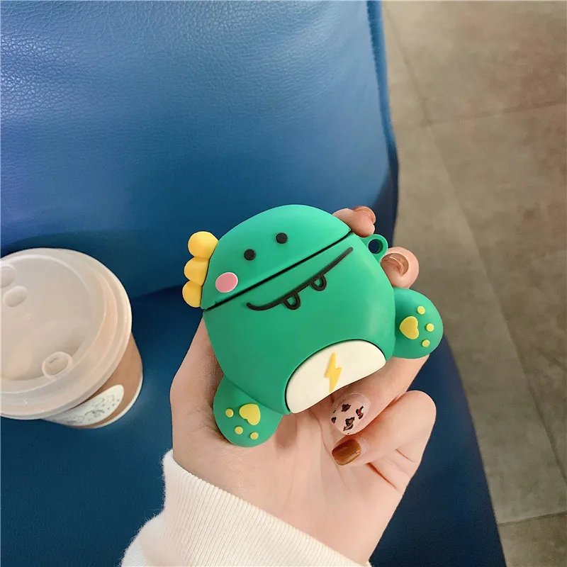 Мини-чехол для наушников Airpods чехол с милым 3D рисунком аниме Мягкий защитный 2
