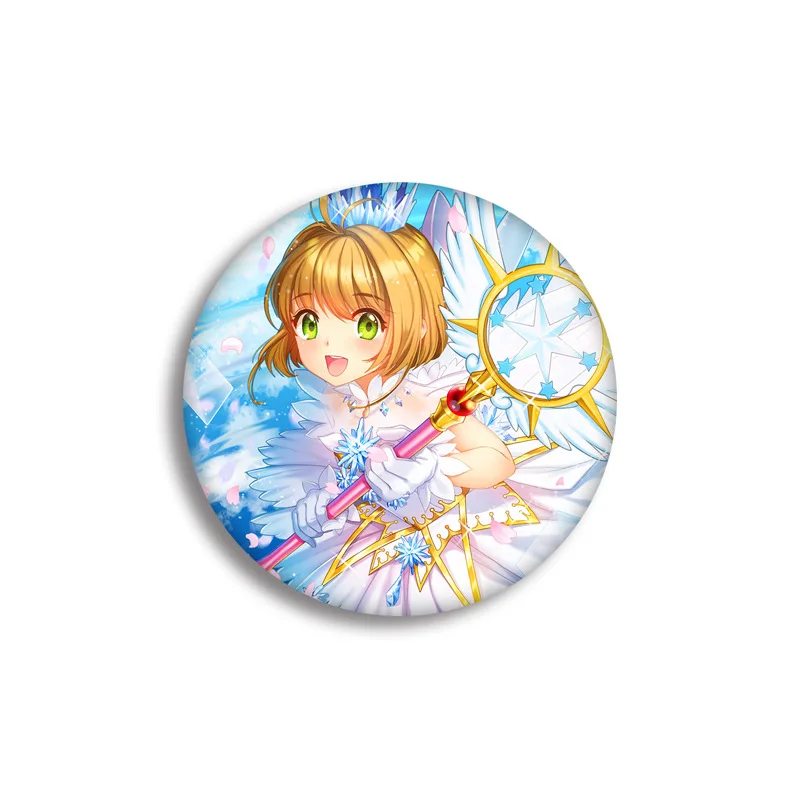 Классическая японская аниме-карточка булавка для лацкана сакуры значок на