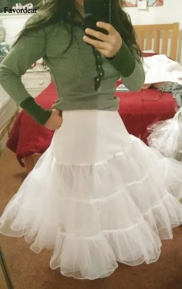 Женская винтажная юбка в стиле рокабилли 50-х Нижняя юбка-пачка длиной 27 дюймов |