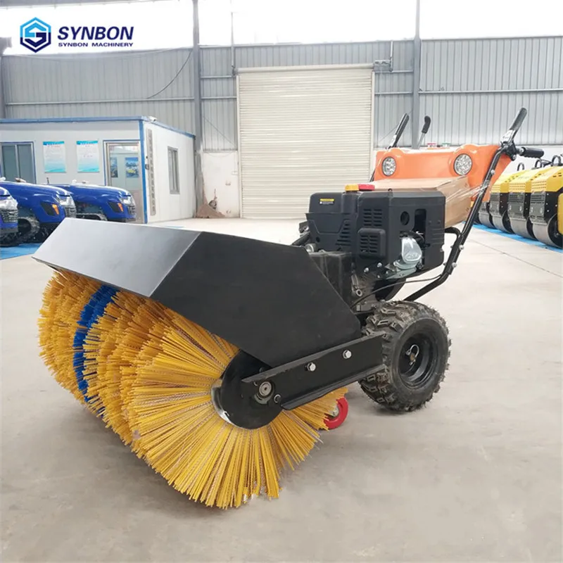 

SYNBON Hand push Electric start Mini Snow Blower Sweeper Removal Machine Hydraulic