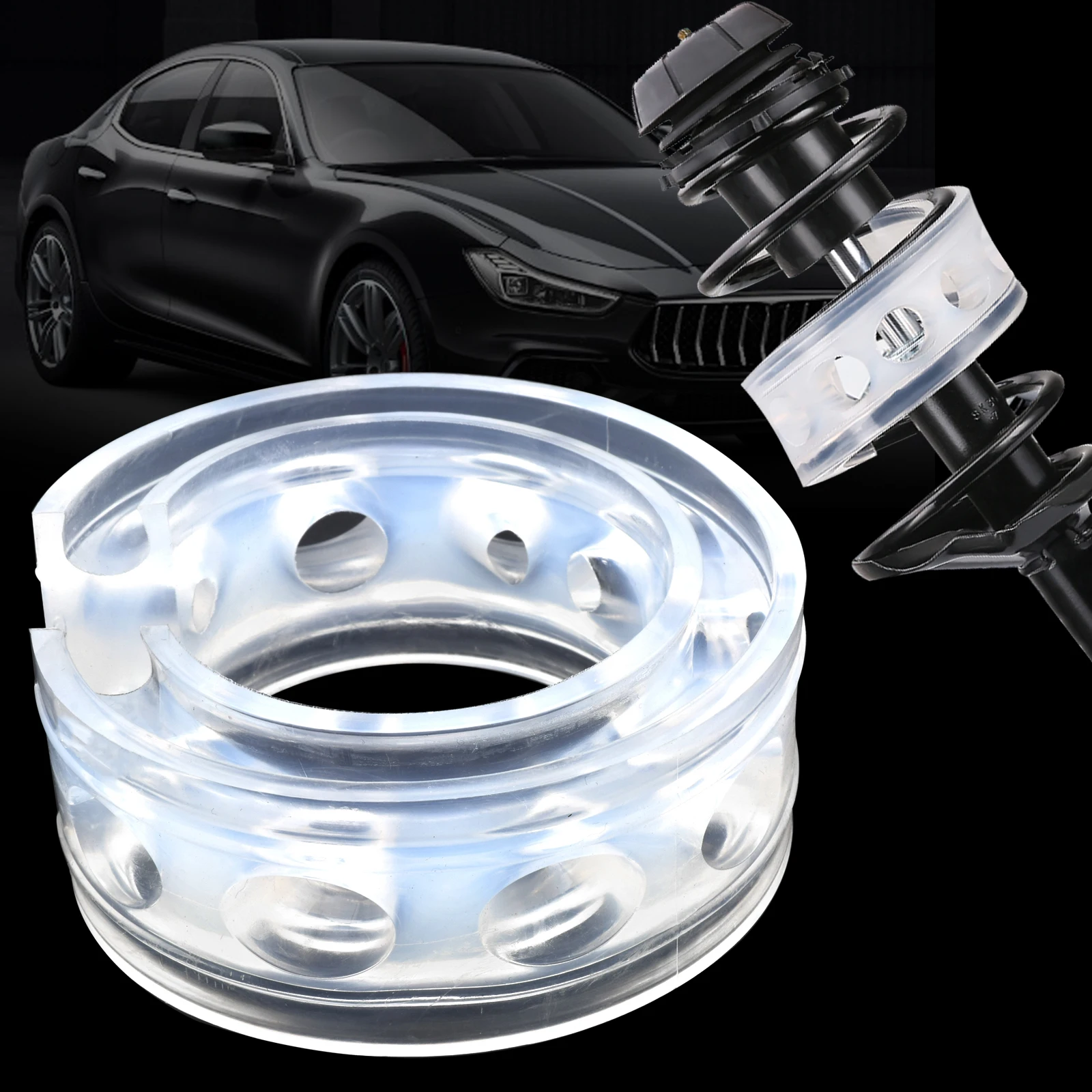 

Car Shock Absorber Auto Buffers Spring Bumper Suspension Universal