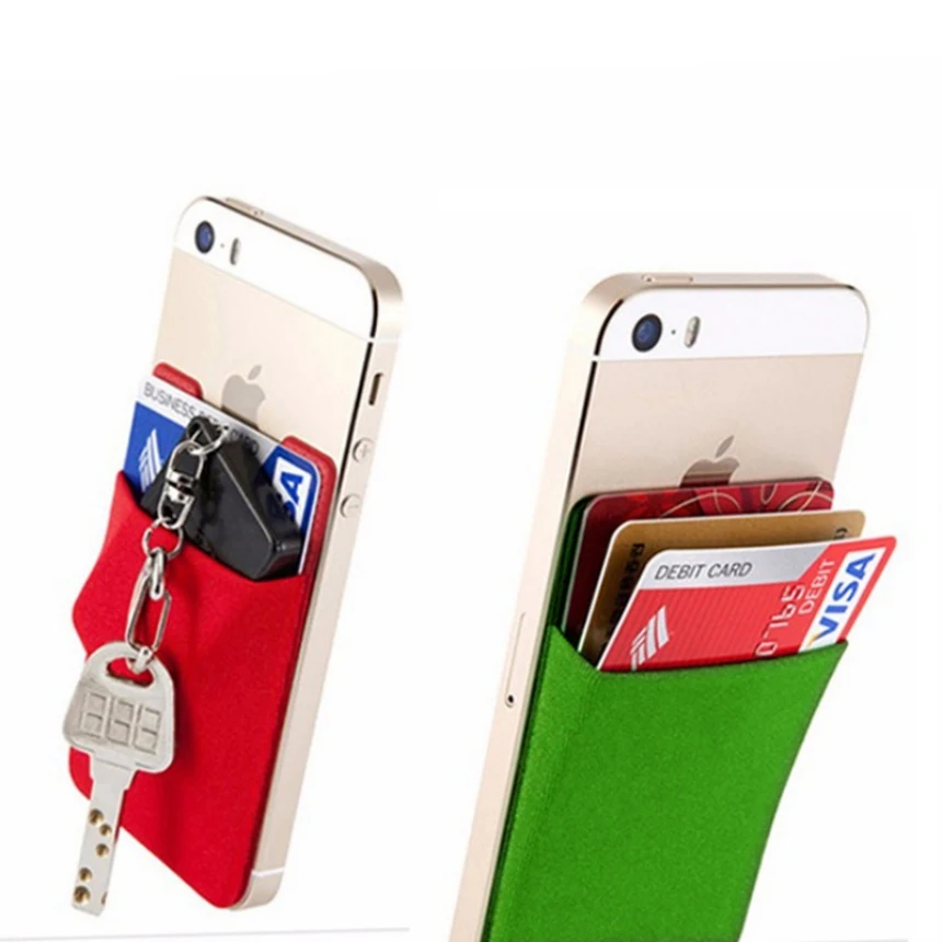 Фото 2020 Hot Fashion Elastic Lycra Adhesive Cell Phone ID Credit Card Holder Women Sticker Pocket Wallet Case #C2 Багаж и сумки 2020 Hot Fashion Elastic Lycra Adhesive Cell Phone ID Credit Card Holder Women Sticker Pocket Wallet Case #C2 Багаж и сумки
