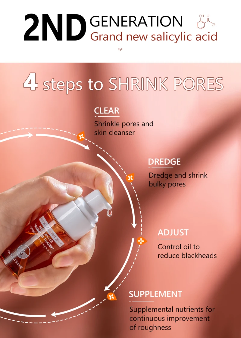 

Moisturizing Face Serum Anti Wrinkle Face Serum Shrink Pore Face Serum Whitening Hyaluronic Acid Liquid Face Serum TXTB1
