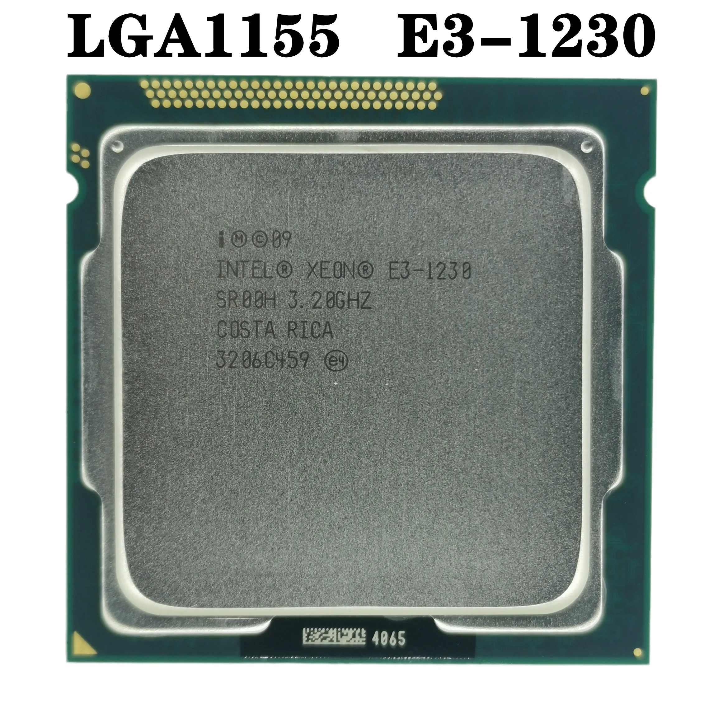 Desktop CPU Xeon E3-1230 3.2GHz SR00H Quad-Core 8M Cache LGA 1155 Processor E3 1230 80W | Компьютеры и офис