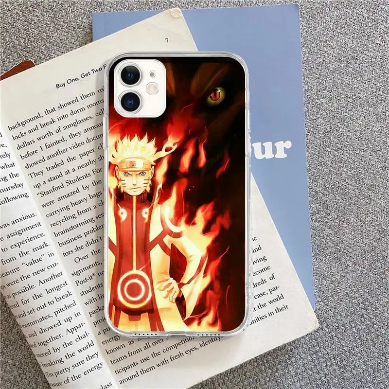 

Handsome cool Japanese anime Naruto High quality Phone Case for iPhone 8 7 6 6S Plus X 5S SE 2020 XR 11 pro XS MAX 12 12Mini