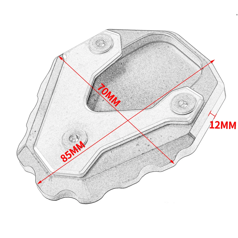 Для 2019 2020 Honda CB500X подставка пластина увеличитель ног удлинитель боковая