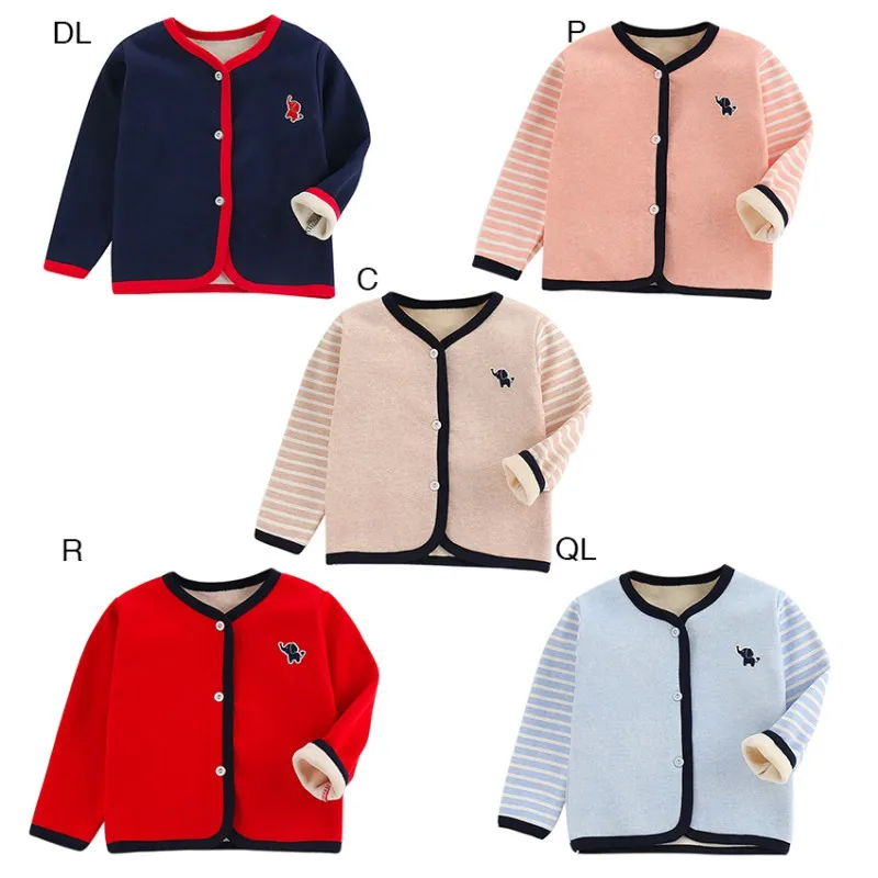 Весенне осенние куртки для малышей кардиган Одежда новорожденных девочек