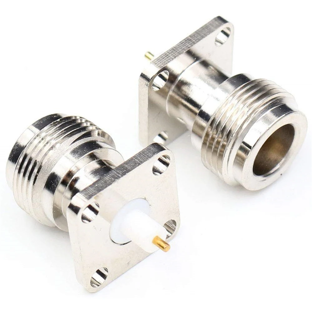 Адаптер для крепления на корпус с 4 отверстиями 2 шт. гнездовой разъем JackRF N Coax