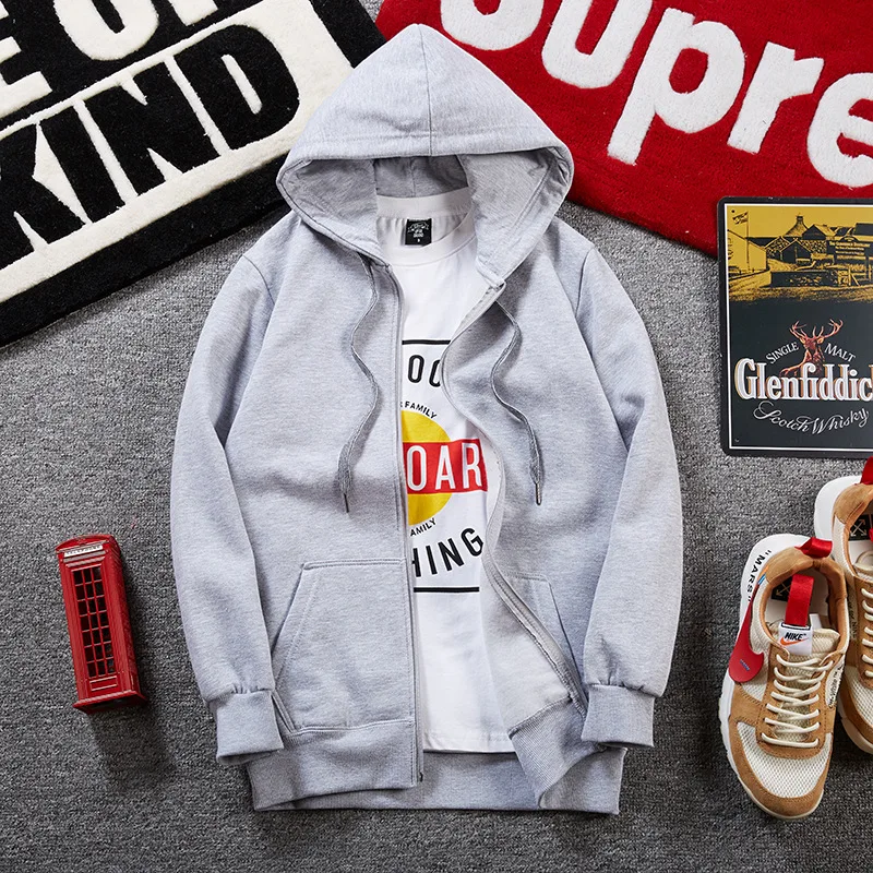 Осенние мужские пальто свободного покроя сплошной цвет большие размеры