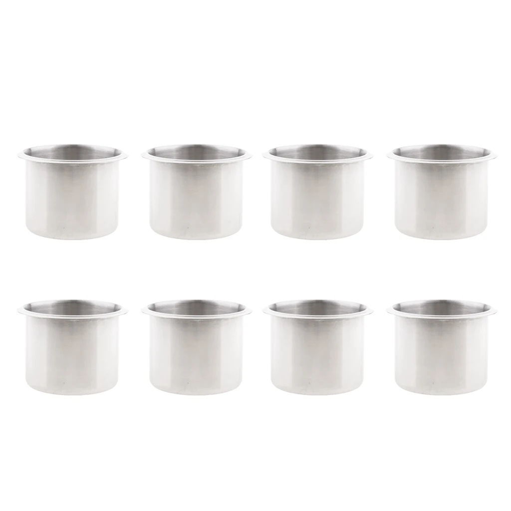 

8x 2.68inch Recessed Cup Drink Can Holder for Boat Car Marine RV Trailer 68x55mm