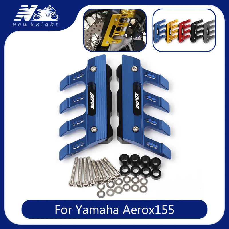 

Motorcycle Front Fender Side Protection Guard Mudguard Sliders Lower Fork Protector For Yamaha Aerox155 aerox155 CNC Accessories