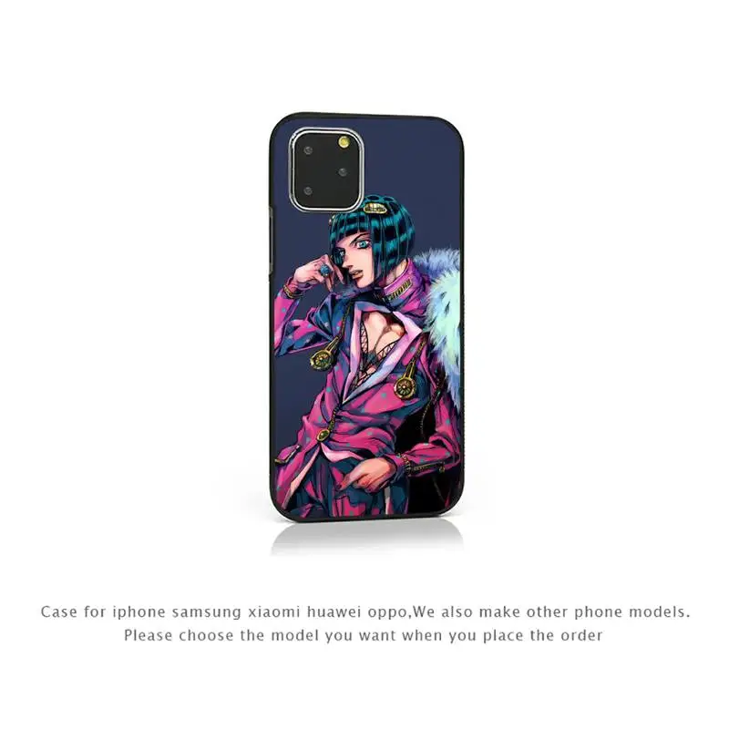

JoJo Illustration art creativity Phone Case for iPhone 7 8 11 12 Pro X XS Max XR Samsung A S 10 20 50 Plus pro mobile bags
