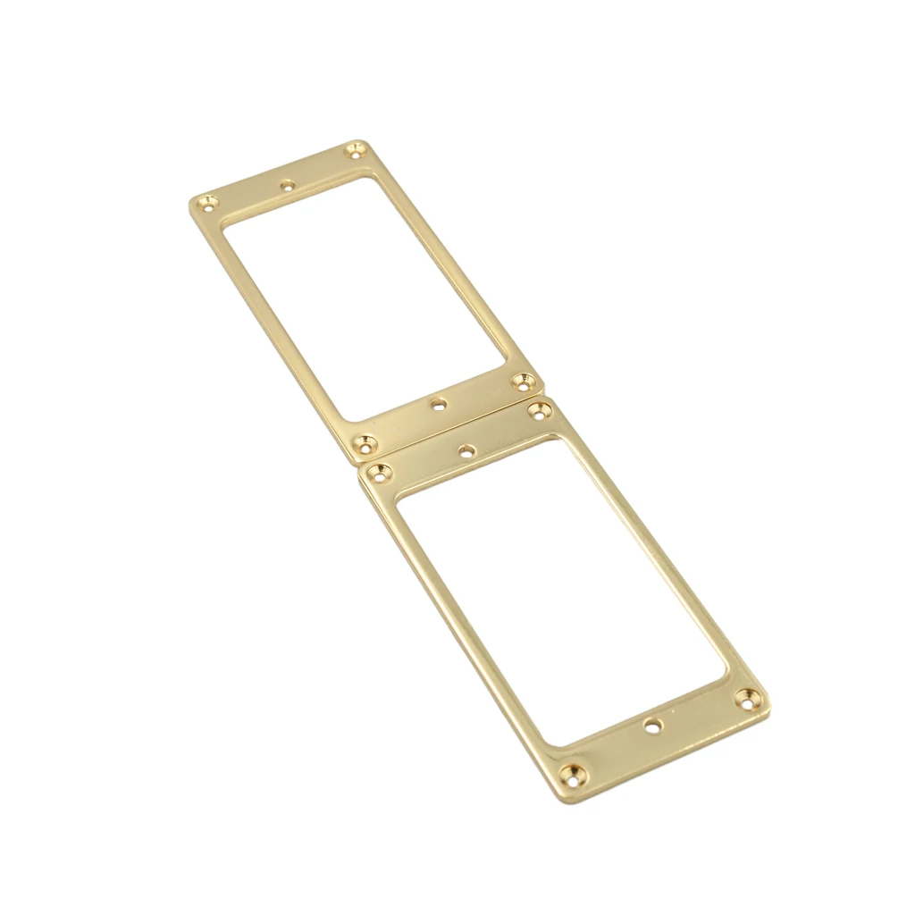 2pcs humbucker pickup ring rahmen elektrische gitarre humbucker pickup rahmen montage ring wschrauben metall gold für elektrische gitarre free g