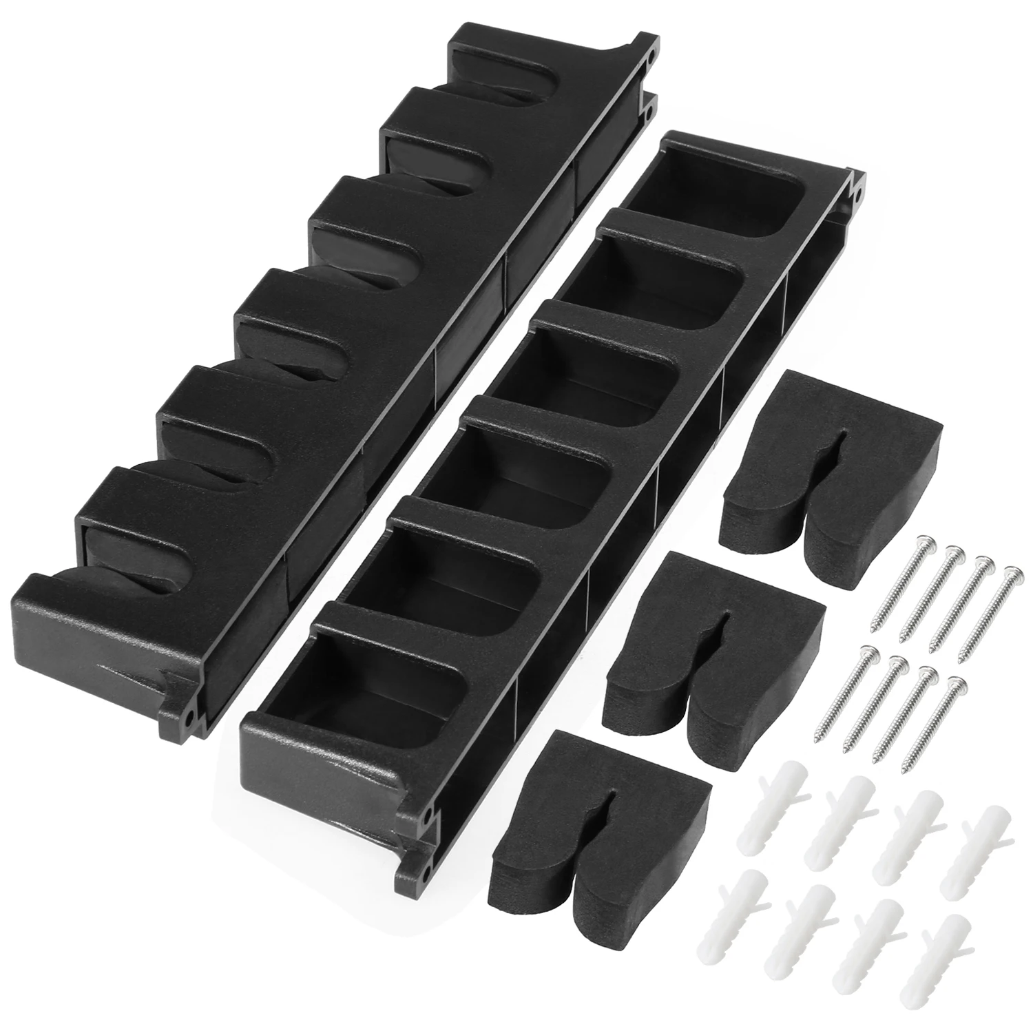 

Fishing Rod Rack for 6 Thin Fishing Rods Wall Mounted Fishing Pole Storage Rack Stand Holder