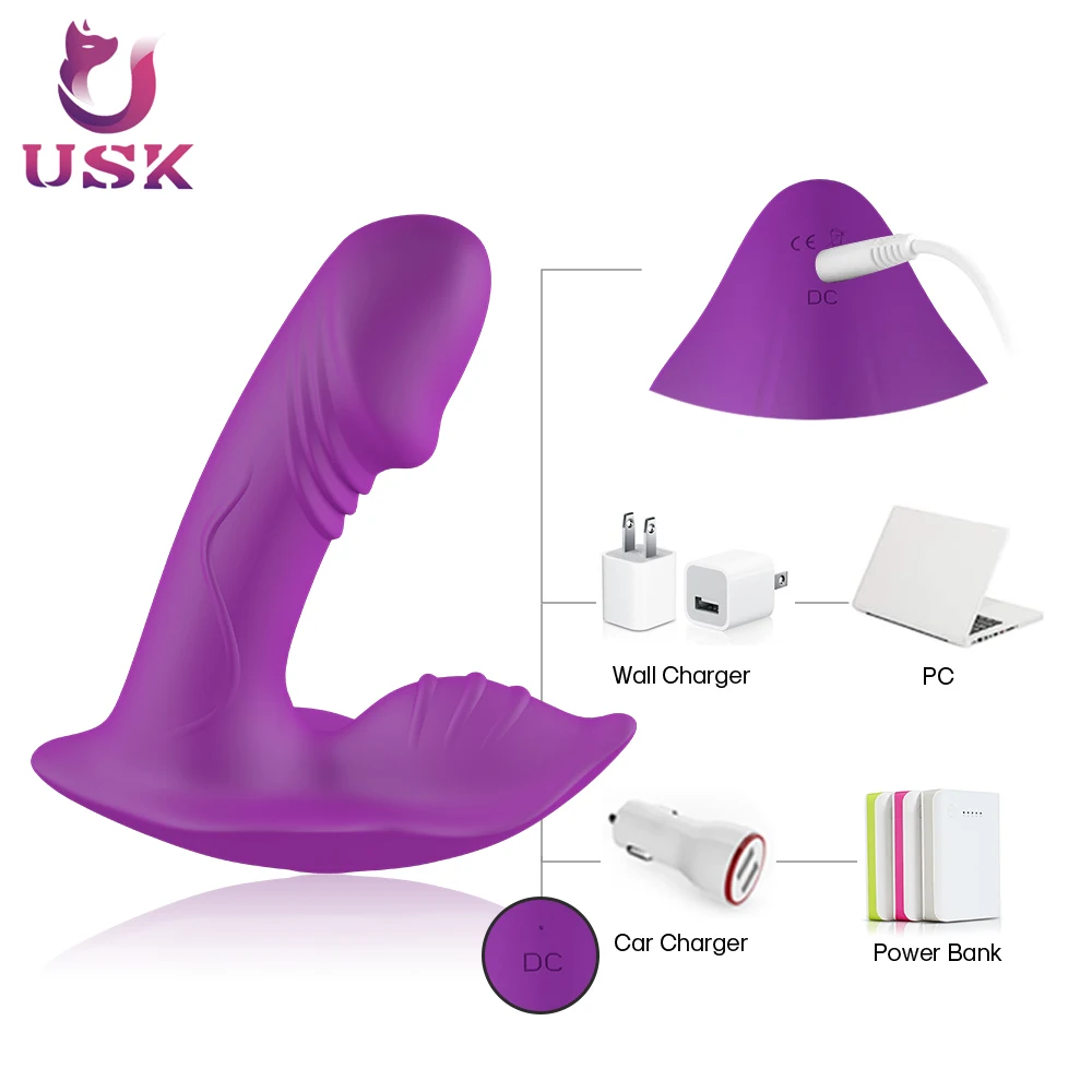 Usk двойной фаллоимитатор секс игрушка для женщин мастурбатор массажа точки G