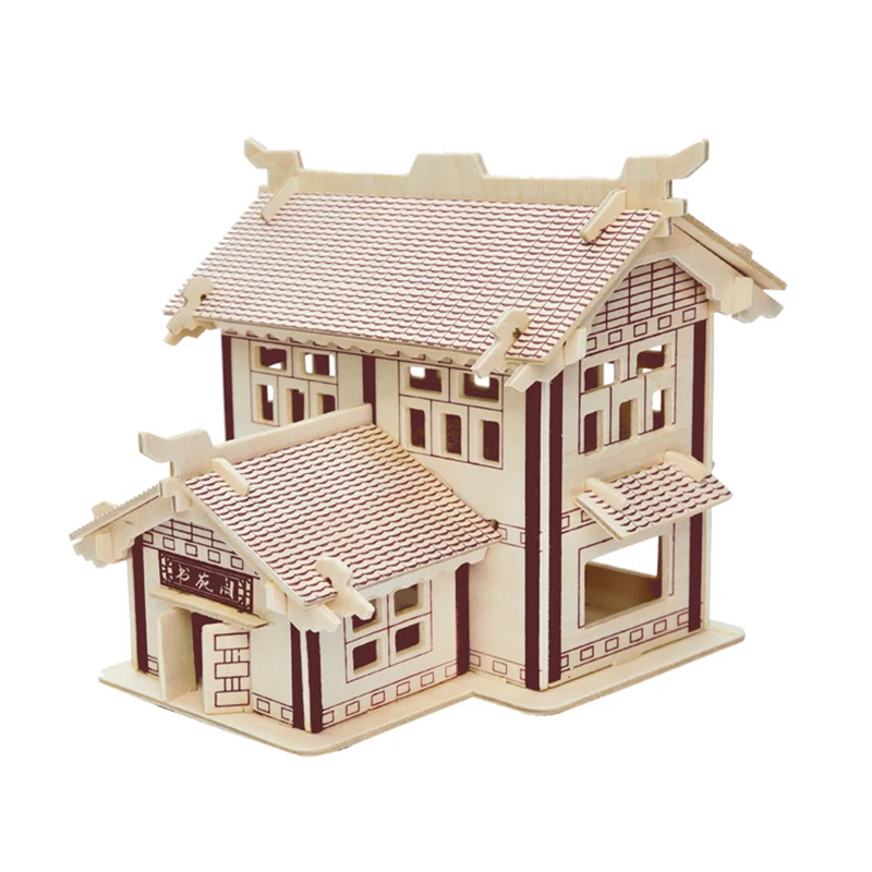 Креативная 3D деревянная Эйфелева башня Сборная модель Обучающие игрушки Детские