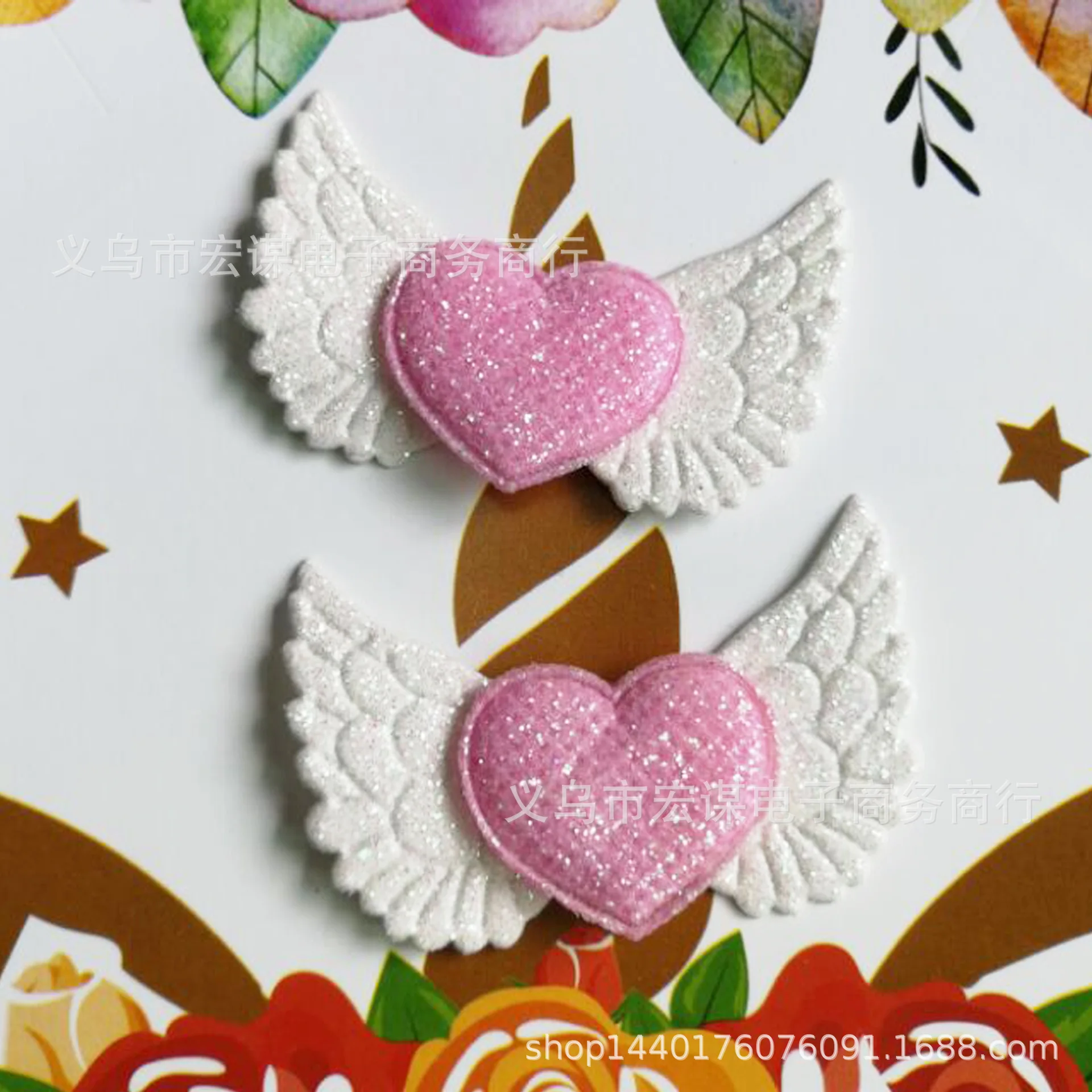 Крылья ангела/блестки ПВХ плоский набор сделай сам для изготовления открыток