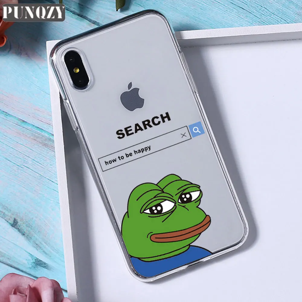 Забавный чехол для телефона Pepe The Frog Happy Cry fees Good Man для iPhone 11 pro max 6 6S 8 7 Plus 5 5S X XR XS MAX силиконовый чехол из ТПУ