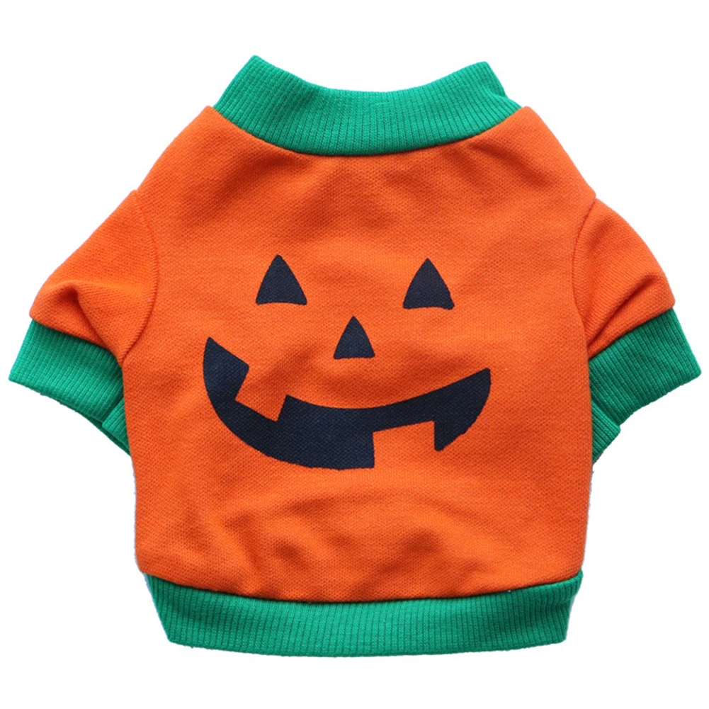 Хэллоуин милая собака щенок смеющееся лицо костюм бульдог прочный хлопок жилет