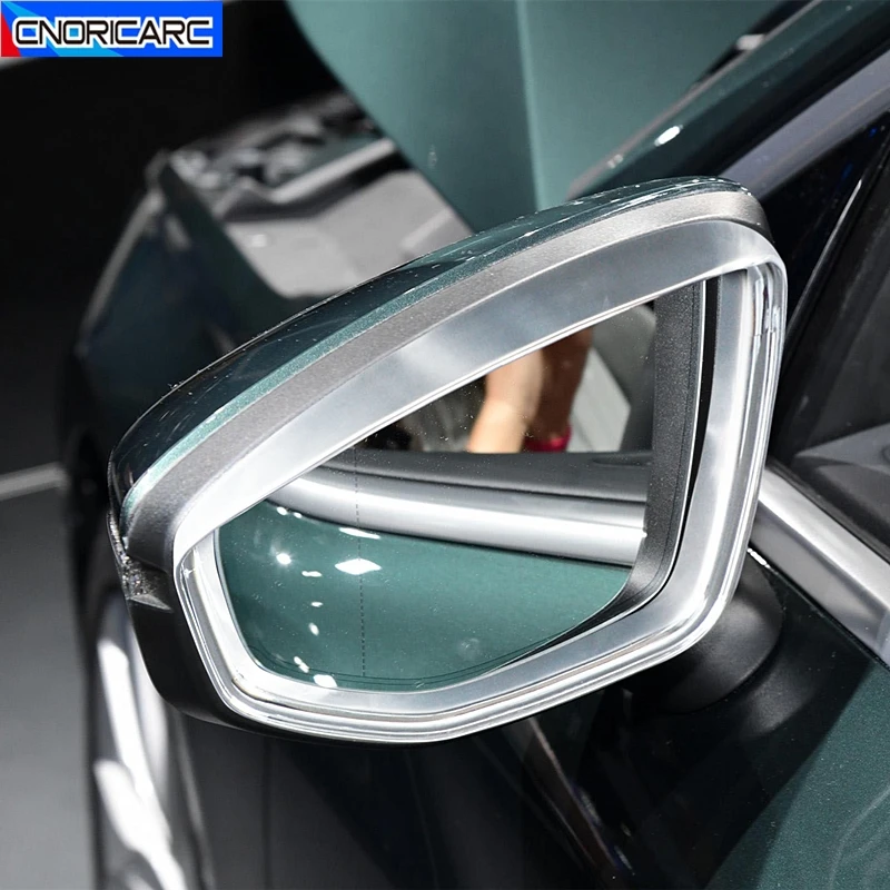 

Car Rearview Mirror Cover Rain Eyebrows Frame Decoration Sticker Trim For Audi A3 8Y 2021 Auto Exterior Accessories