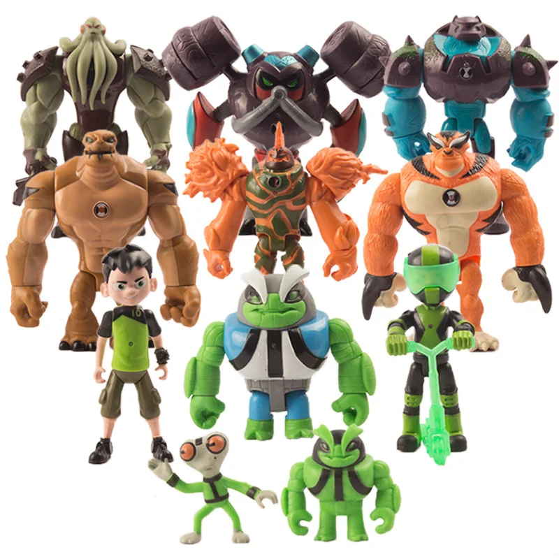 Игрушка земляный защитник Bening 10 Omnitrix фигурки персонажей Wildmutt Grey Heatblast Humongousaur