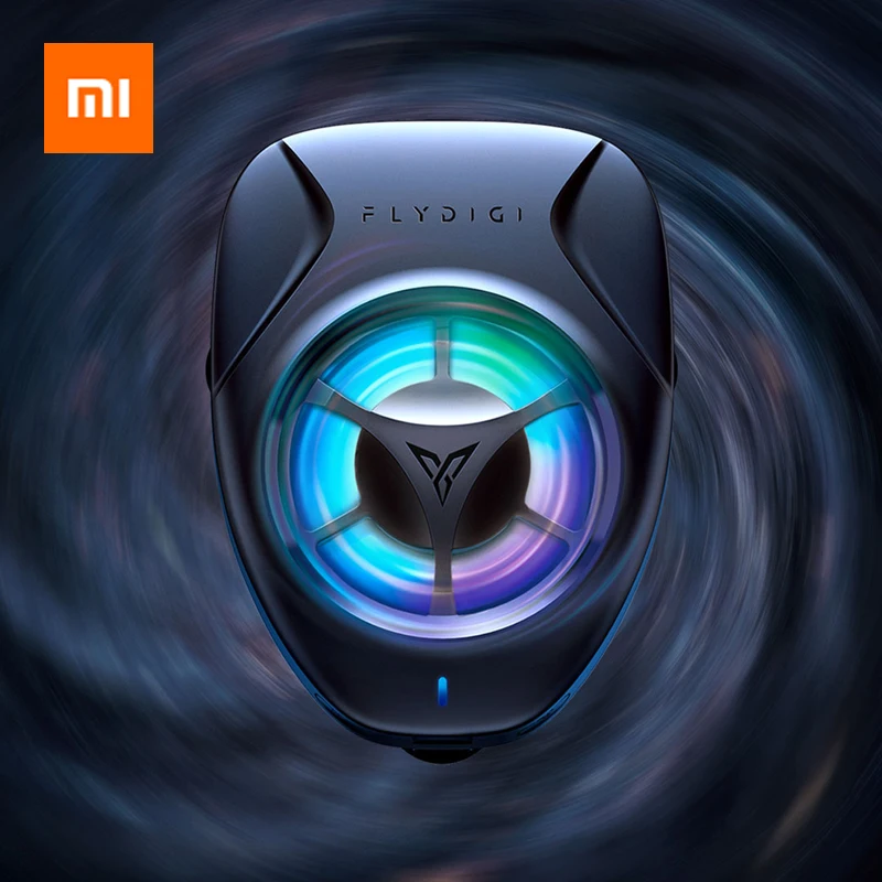 

Xiaomi новый мобильный телефон кулер 3-х уровневый телефона теплоотвод охлаждающий вентилятор с цветная (RGB) светодиодная подсветка Универсаль...