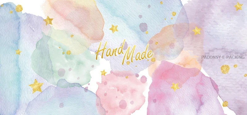 Упаковочная бумага для мыла с акварельным принтом | Дом и сад