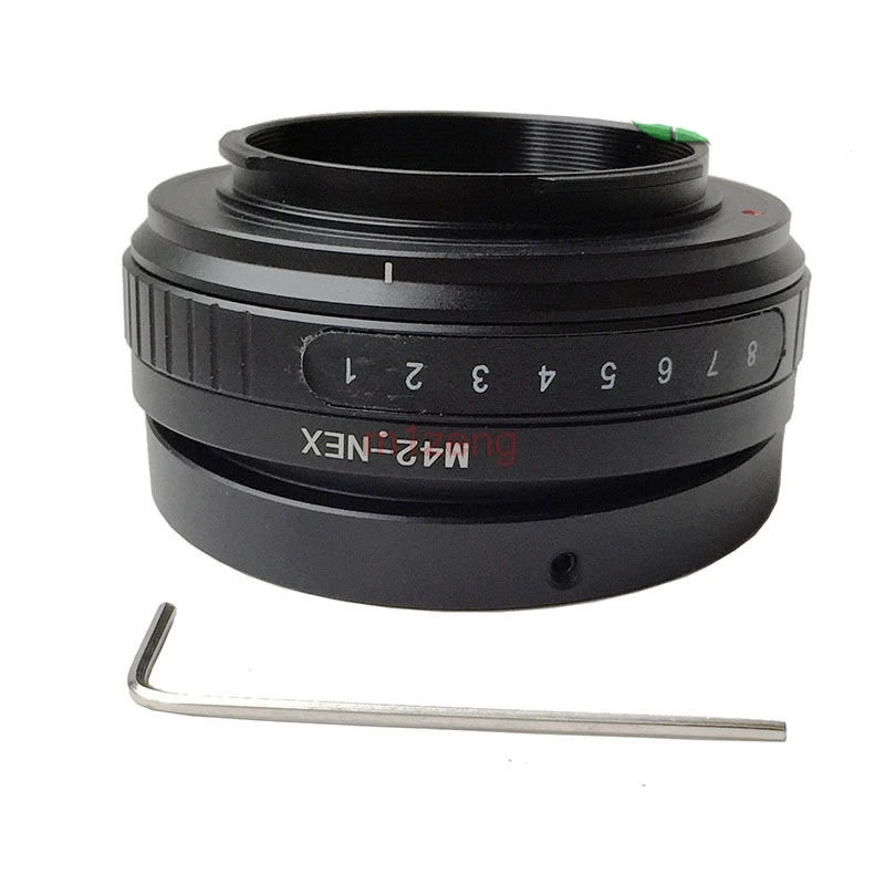 Наклонный адаптер кольцо для 42 мм M42 Объектив sony E mount NEX 3/C3/5/5N/6/7/5T A7 A7II A7r A5100 A7s A6500