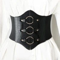 elastic corset belt for women high quality designer wide waist strap female dress coat sweater decorative waistband girdle