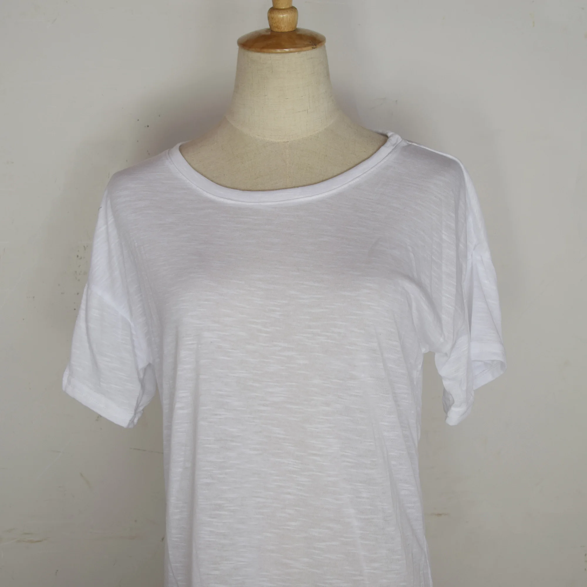 Женская хлопковая Футболка Nagodo белая Повседневная футболка с коротким рукавом