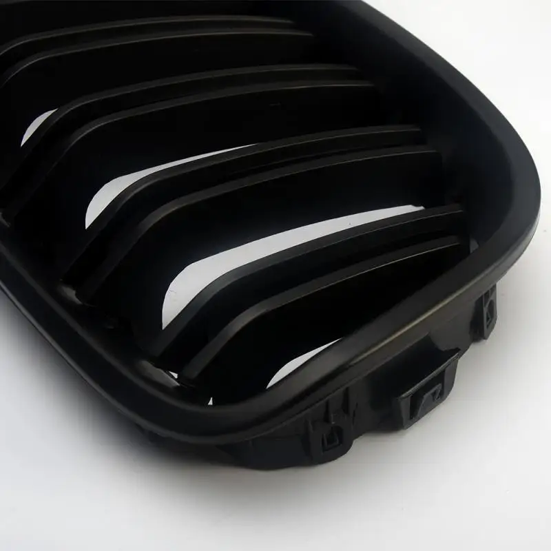 2шт матовая Автомобильная решетка черная почка решетки окружения Чехлы для E87 08 11