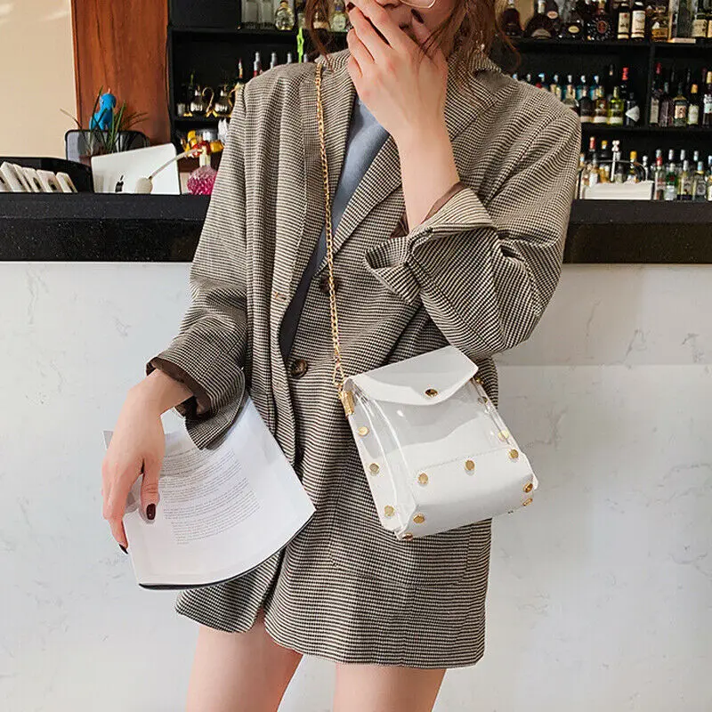 Женская кожаная маленькая мини сумка через плечо тоут модная плечо|Сумки с