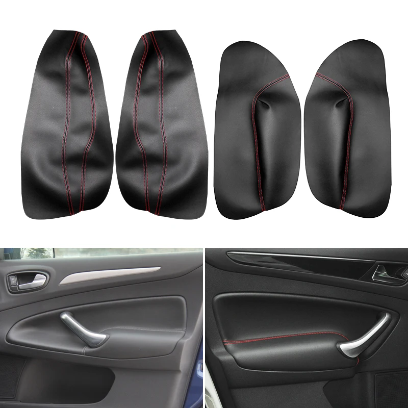 Интерьерная кожаная накладка на дверную ручку из микрофибры для подлокотника