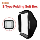 Комплект софтбоксов Godox 40*40 см для вспышки камеры, S-образный кронштейн для телефона YN560III YN560IV TT600 TT68