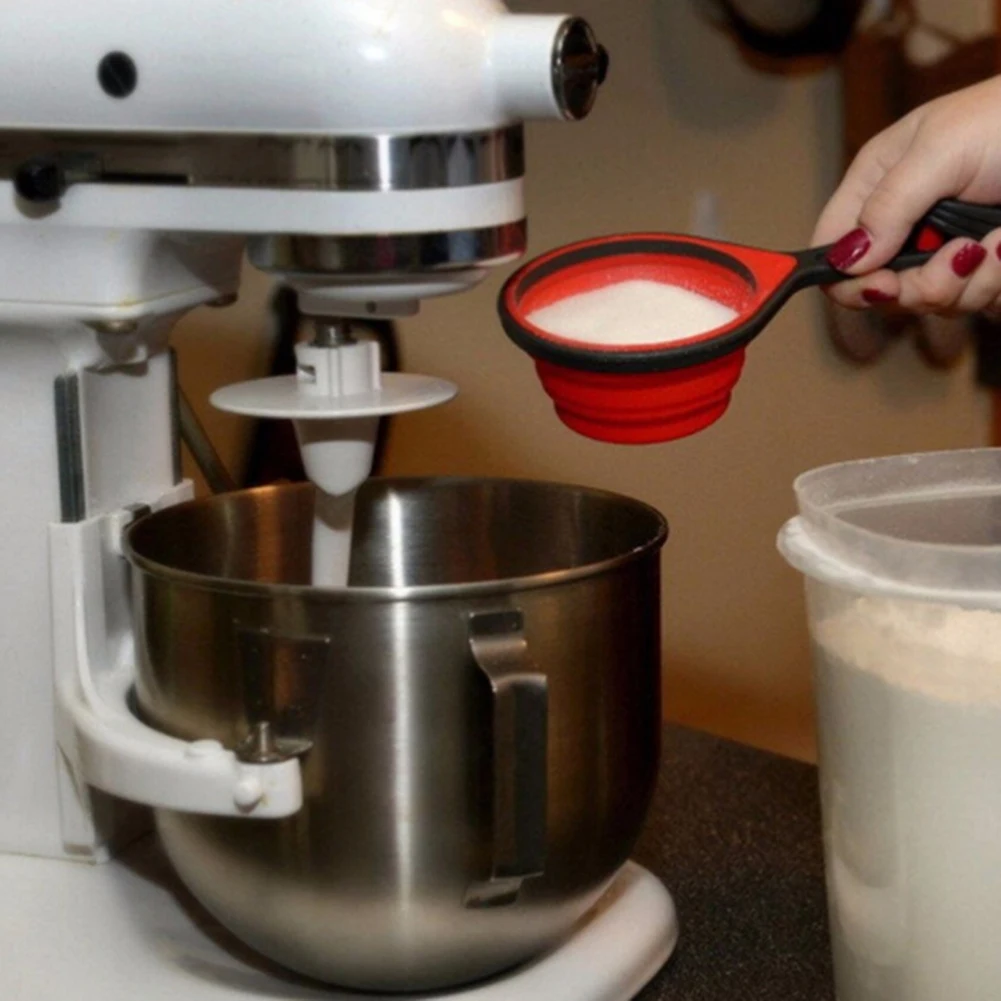 Силиконовая телескопическая мерная чашка ложка мерный инструмент для жидкости