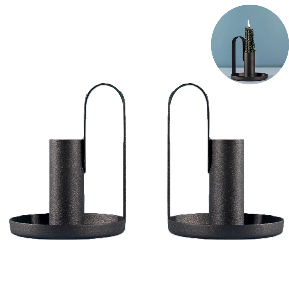 2 шт. современные металлические подсвечники Изысканный подсвечник декоративный