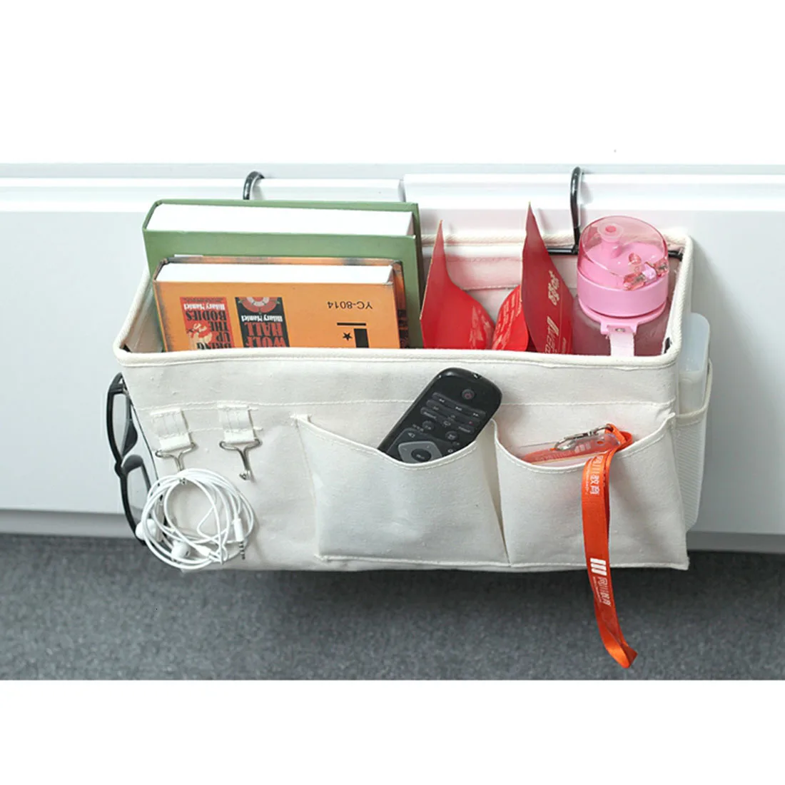 Прикроватная подвесная сумка для хранения вещей Органайзер держатель кровати в