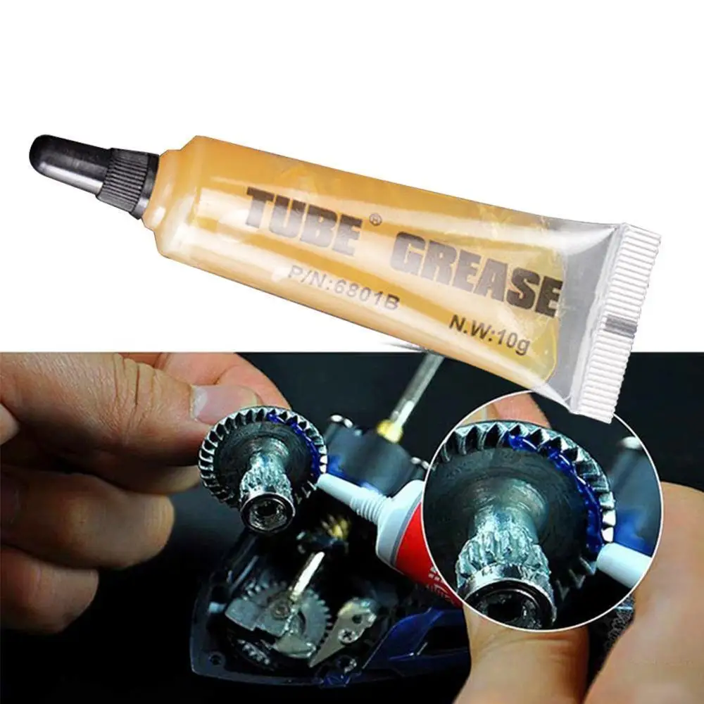 

10g Lubricant Silicone Grease Lube Multi-purpose Reduce Noise for Printer Bike Chain Bearing O-Ring Gears Maintenance