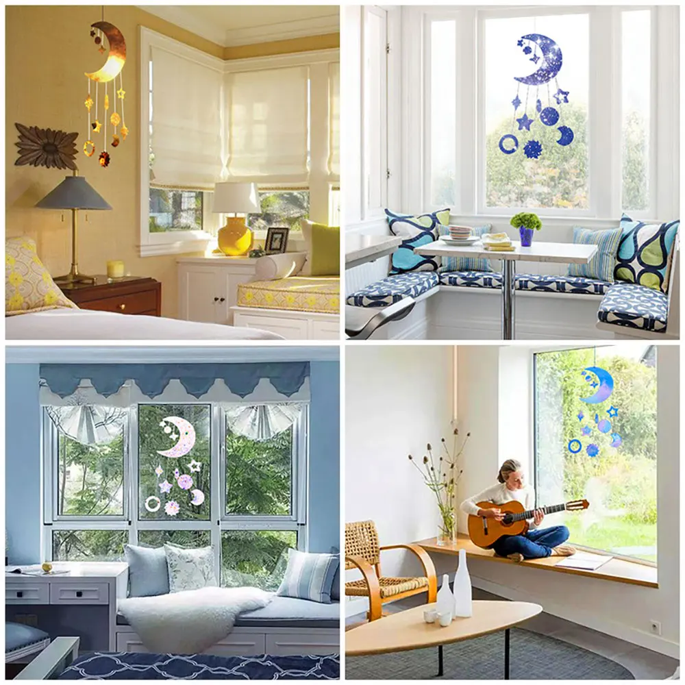 Epoxy Resin Craft Mould New Molds Casting Phase Mold Moon Sun Star Pendant Home Decor Crescent Moon Full Moon DIY Making Tools