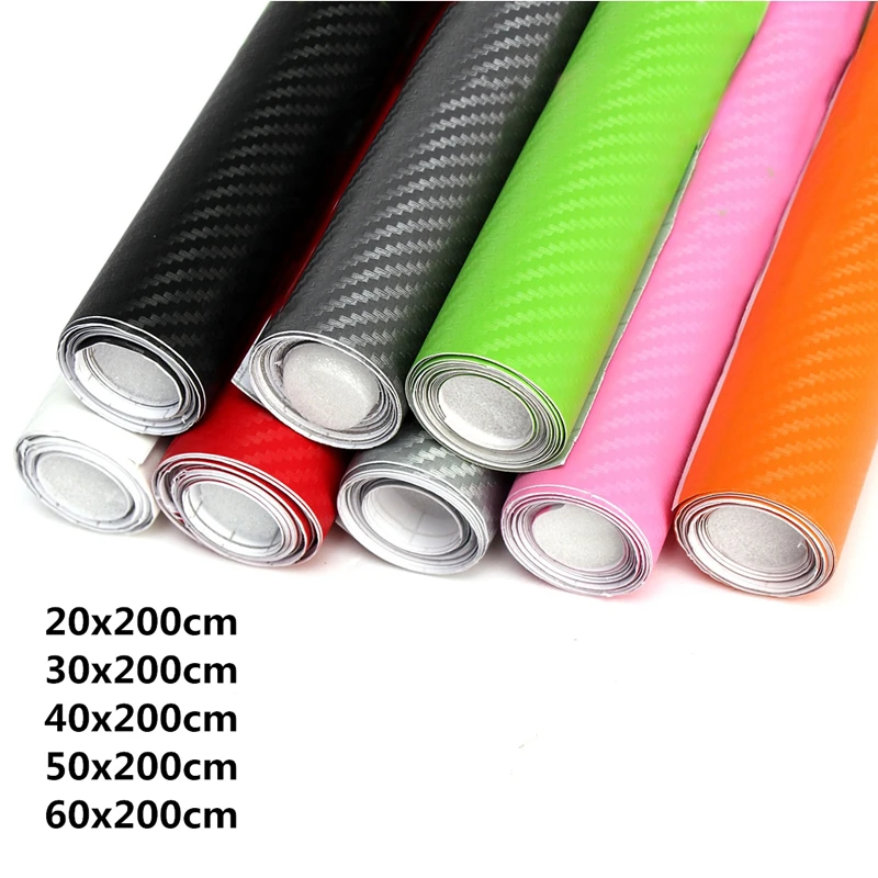 DIY 3D виниловая пленка из углеродного волокна рулон наклейка для автомобиля дома