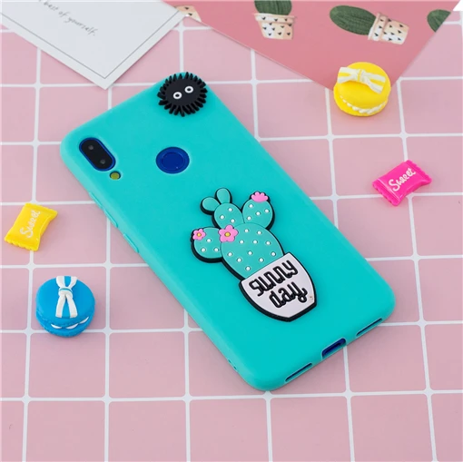 TRISEOLY для Xiaomi Redmi Note 7 Чехол Redmi 7 3D стерео патч мягкий силиконовый бампер набивной чехол с изображением животного для телефона Xiomi Redmi Note7