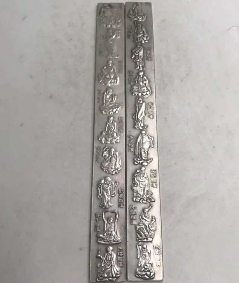 

China White copper ruler for pressure paper A pair