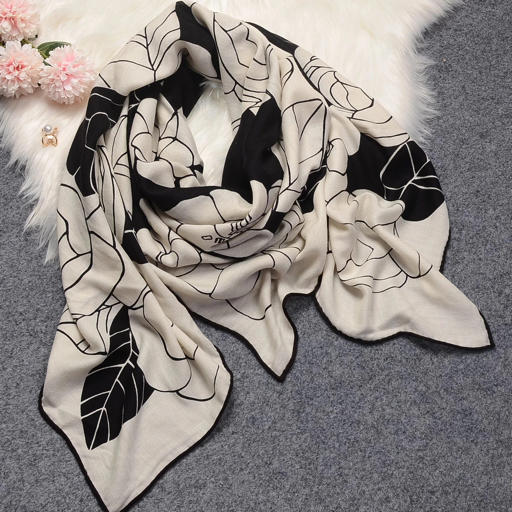 

Роскошный зимний кашемировый шарф, женский дизайн 2021, теплое одеяло из пашмины, шарфы с лошадью, Женская шаль, плотный платок, шарф