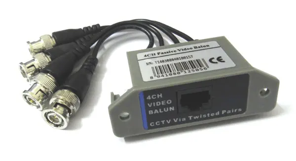 4CH канал пассивный видео балун трансивер CCTV витой пары для наблюдения