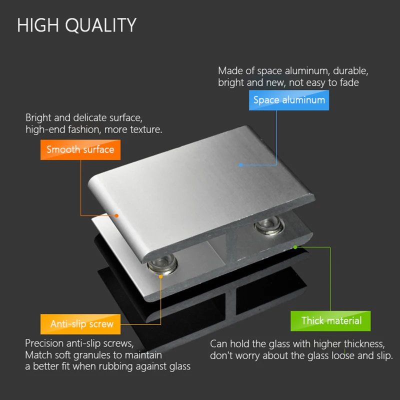 4 шт. алюминиевые зажимы|Кронштейны| |