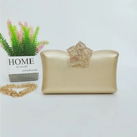 factory supplier bag fashion mini party bag golden woman gold evening bags